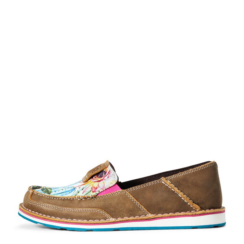 Ariat Western: Cruiser Mocasines Mujer - Marrones / Multicolor (BXNOG6083)